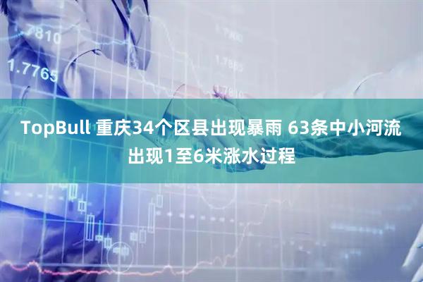 TopBull 重庆34个区县出现暴雨 63条中小河流出现1至6米涨水过程